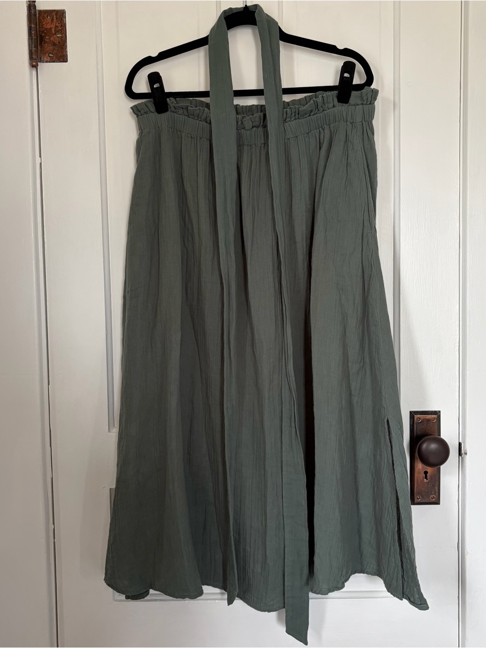 Pact Coastal Gauze Maxi Skirt